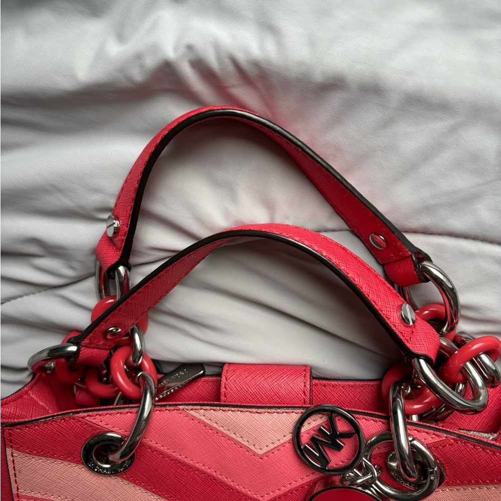 Michael Kors Pink Handbag - Picture 12 of 16
